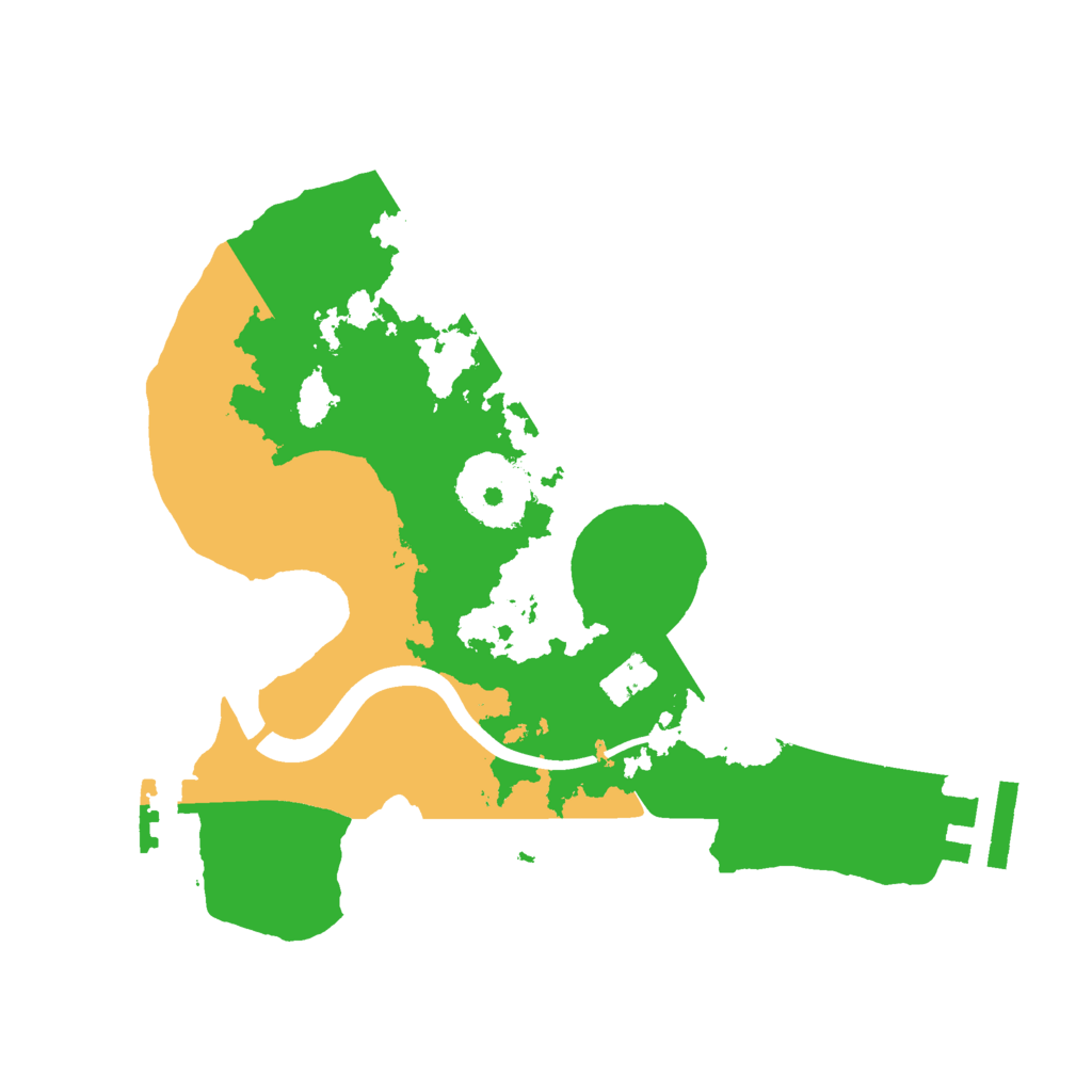 Biome Rust Map: Procedural Map, Size: 2250, Seed: 15328123