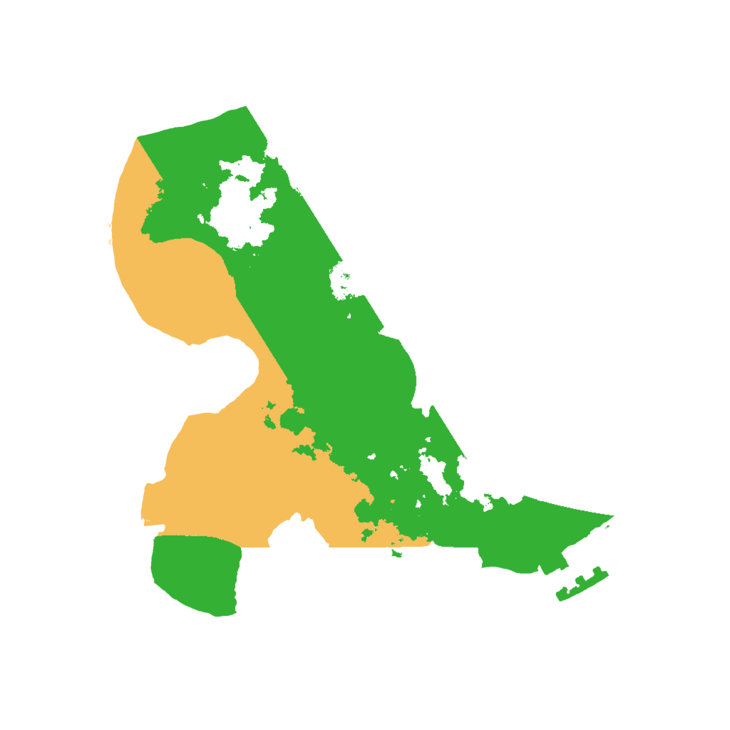 Biome Rust Map: Procedural Map, Size: 2000, Seed: 15328123