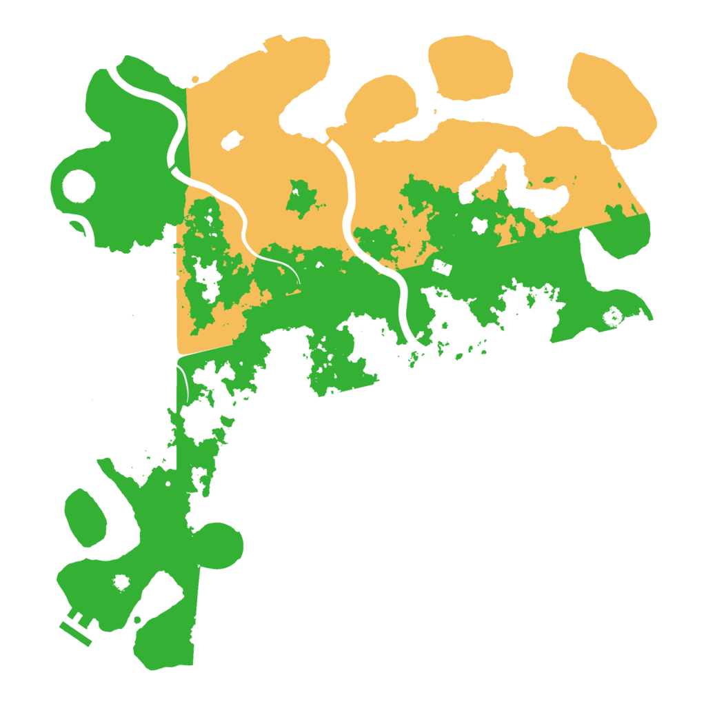 Biome Rust Map: Procedural Map, Size: 4000, Seed: 21061991