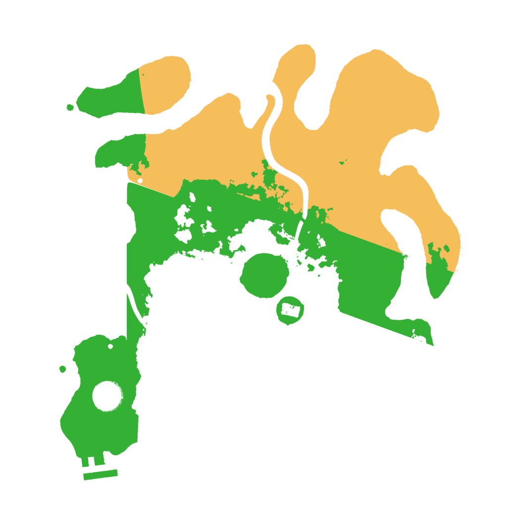Biome Rust Map: Procedural Map, Size: 3000, Seed: 9241750