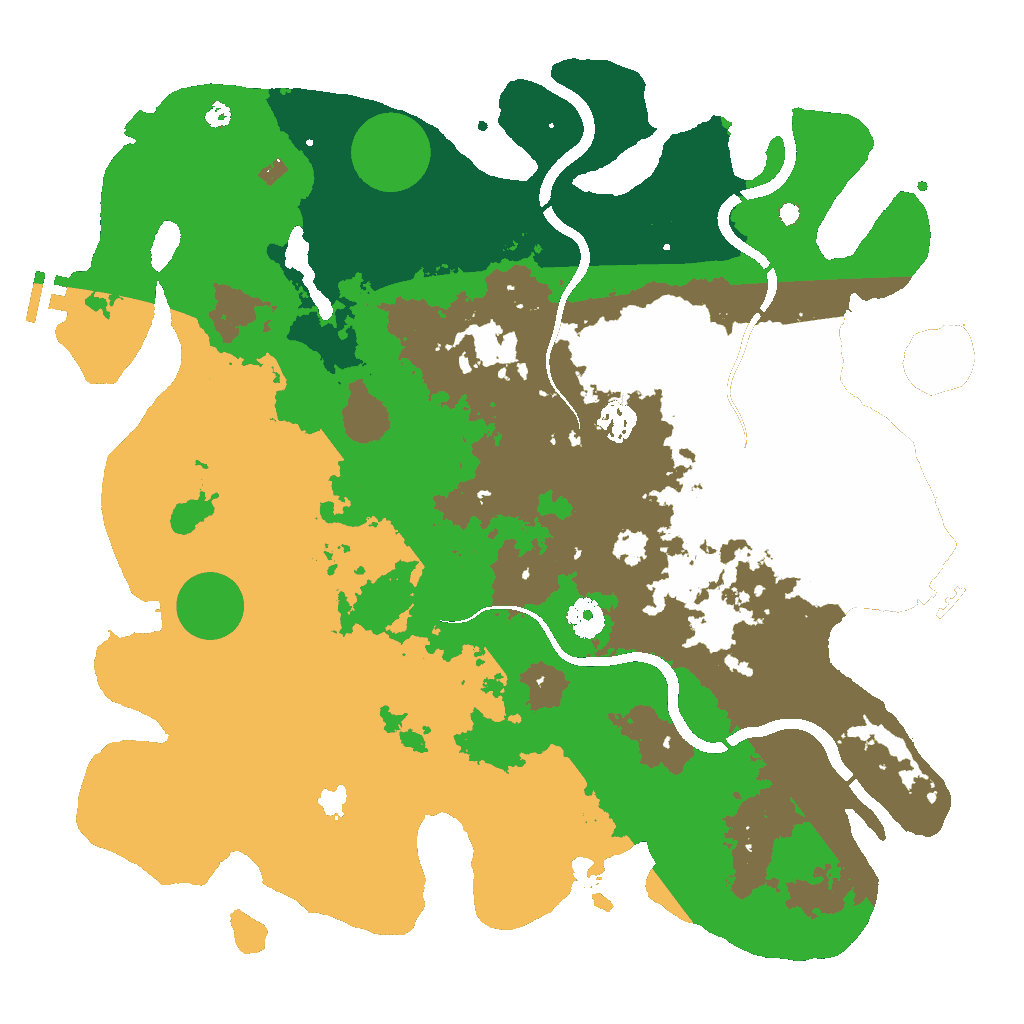 Biome Rust Map: Procedural Map, Size: 4000, Seed: 304626451