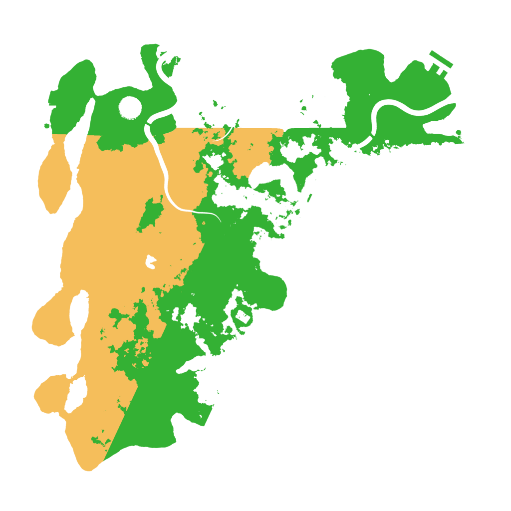 Biome Rust Map: Procedural Map, Size: 4000, Seed: 1736164845
