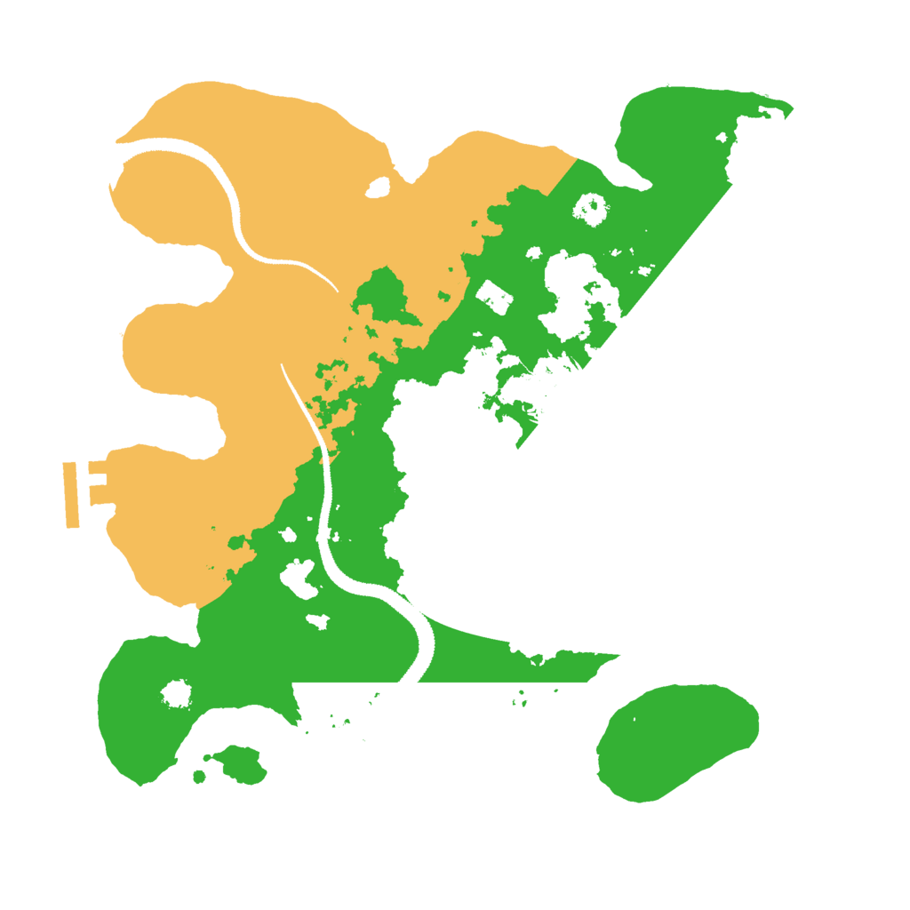 Biome Rust Map: Procedural Map, Size: 2800, Seed: 676767420