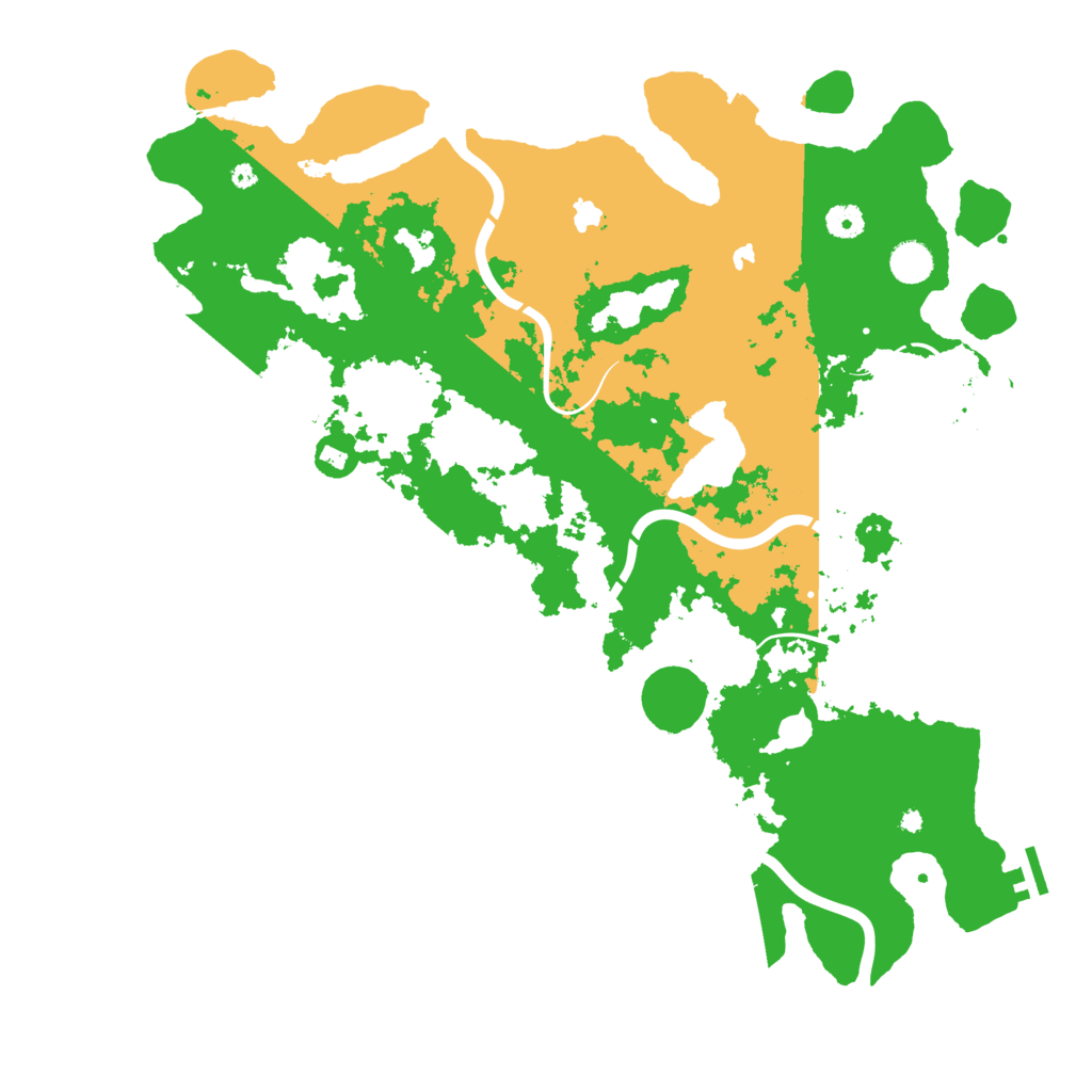 Biome Rust Map: Procedural Map, Size: 4500, Seed: 5515235