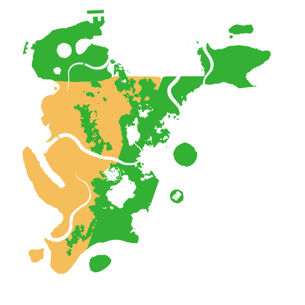 Biome Rust Map: Procedural Map, Size: 3650, Seed: 1667053341