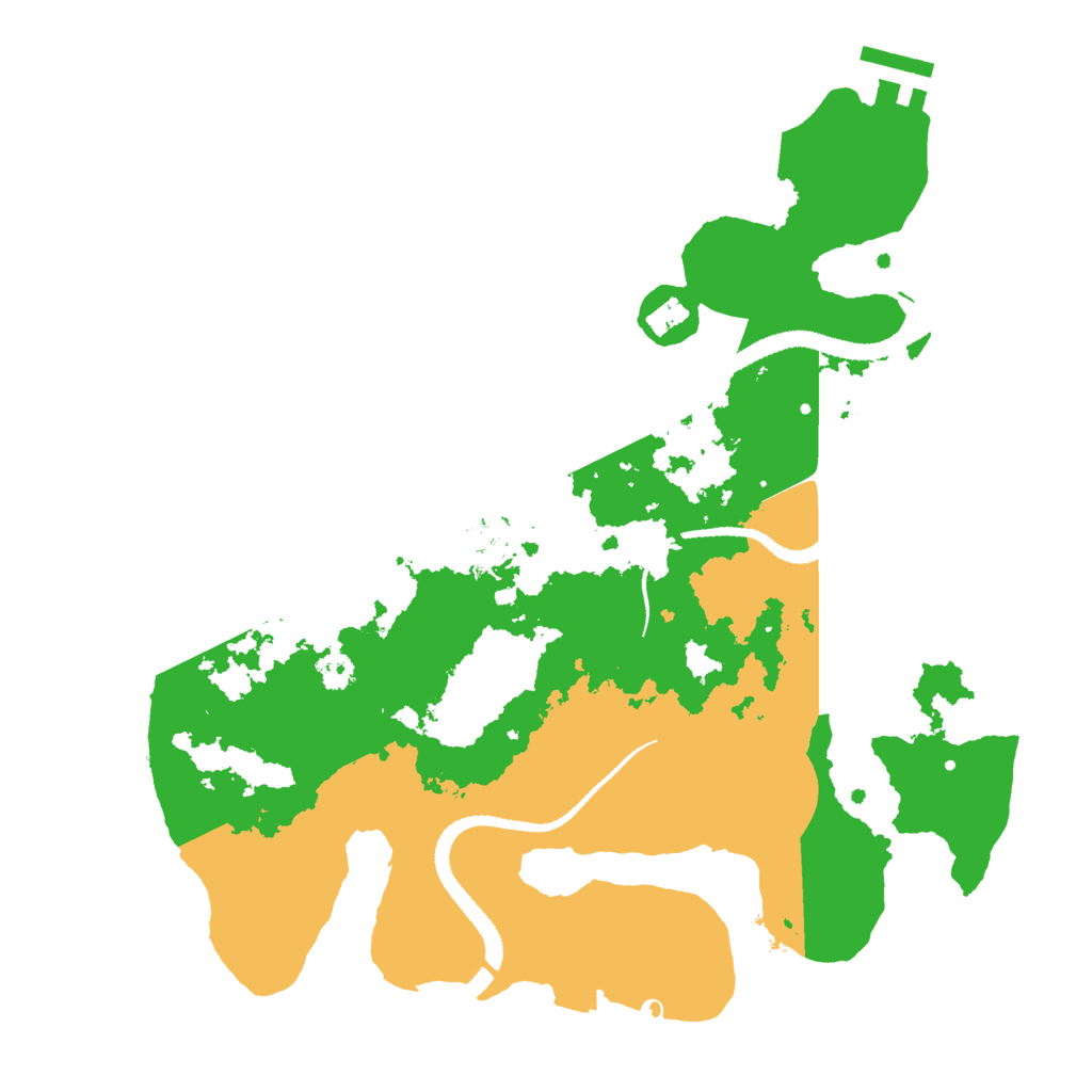 Biome Rust Map: Procedural Map, Size: 2999, Seed: 495322094