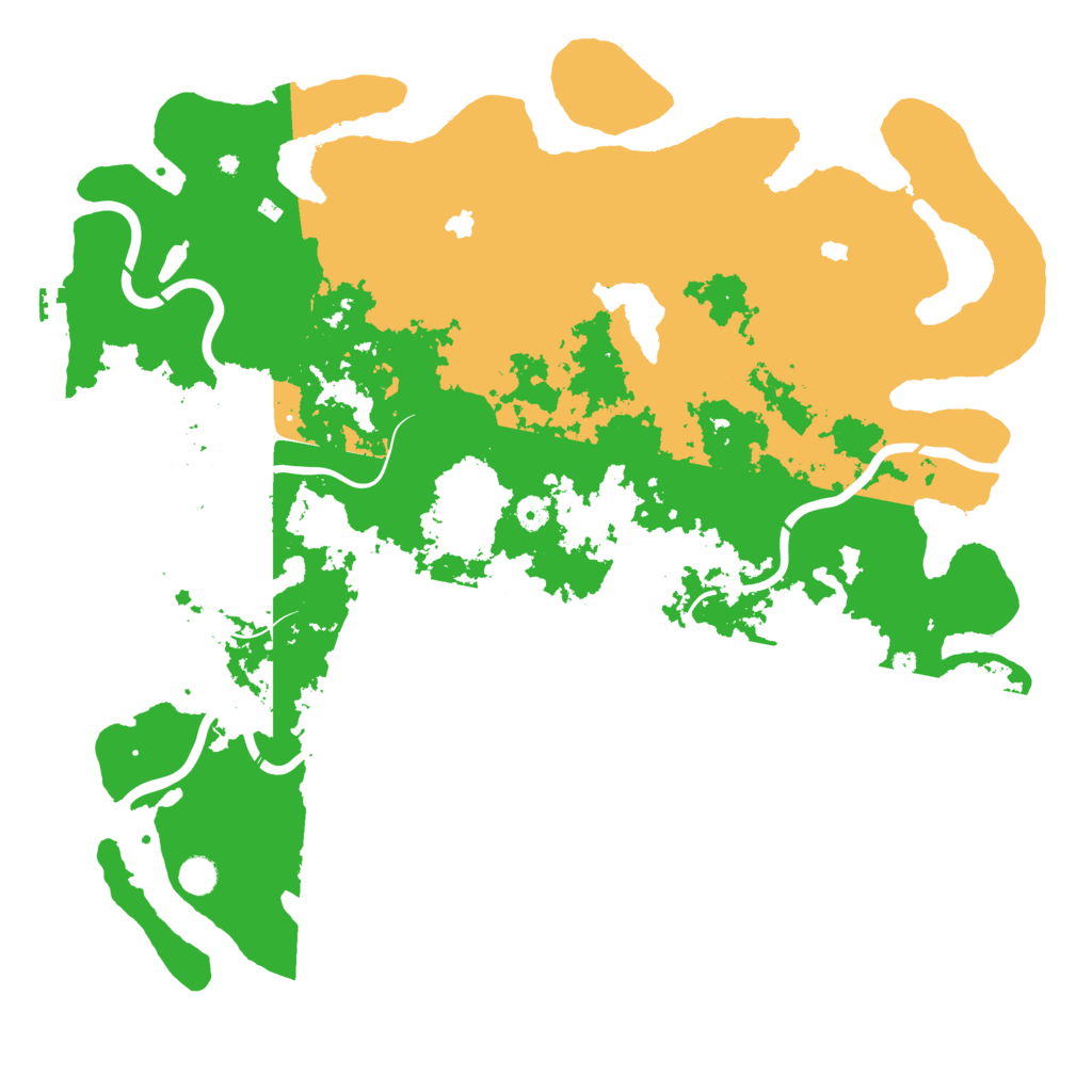 Biome Rust Map: Procedural Map, Size: 5000, Seed: 24837939