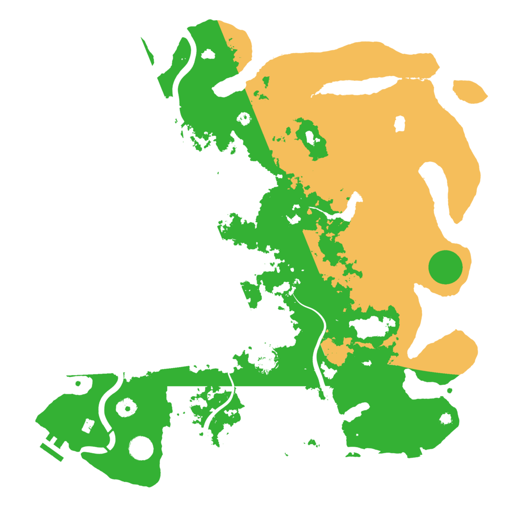 Biome Rust Map: Procedural Map, Size: 4000, Seed: 56375