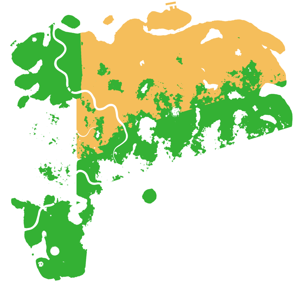 Biome Rust Map: Procedural Map, Size: 6000, Seed: 212121