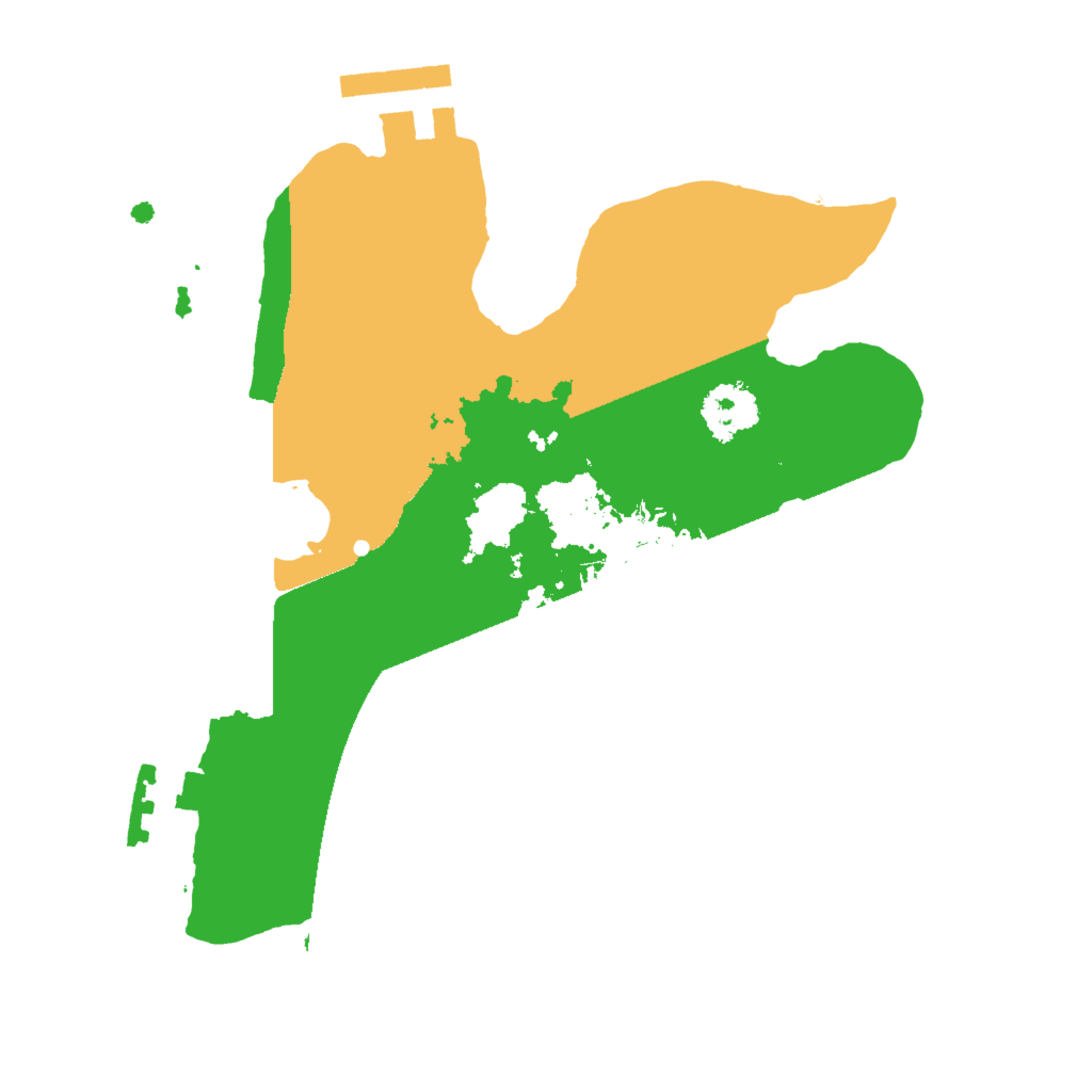 Biome Rust Map: Procedural Map, Size: 2000, Seed: 23681
