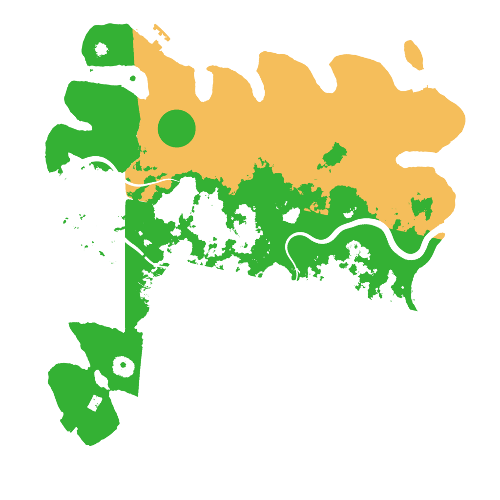Biome Rust Map: Procedural Map, Size: 3500, Seed: 485394626