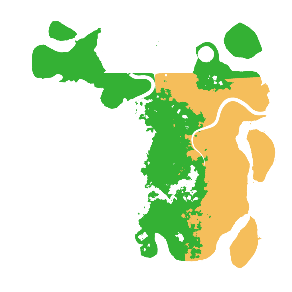 Biome Rust Map: Procedural Map, Size: 3500, Seed: 1068393417