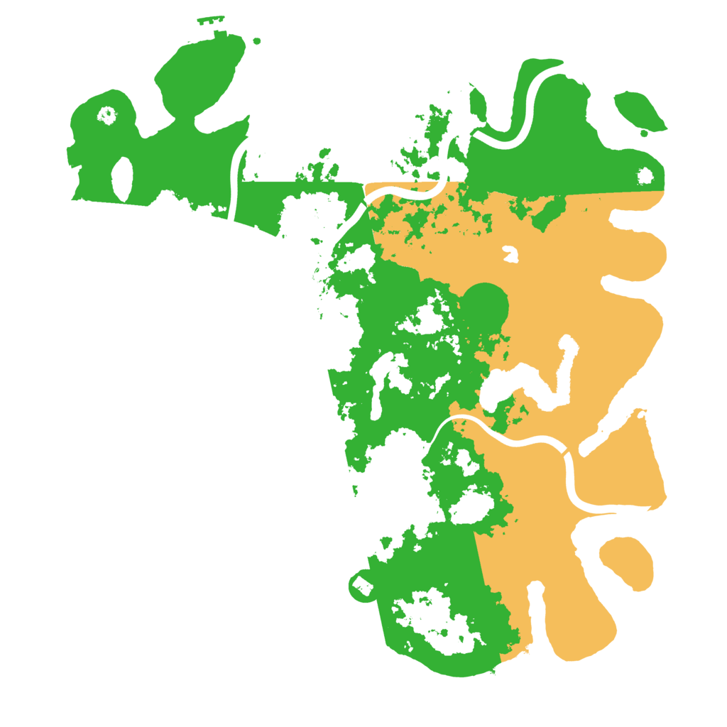 Biome Rust Map: Procedural Map, Size: 4000, Seed: 872091907