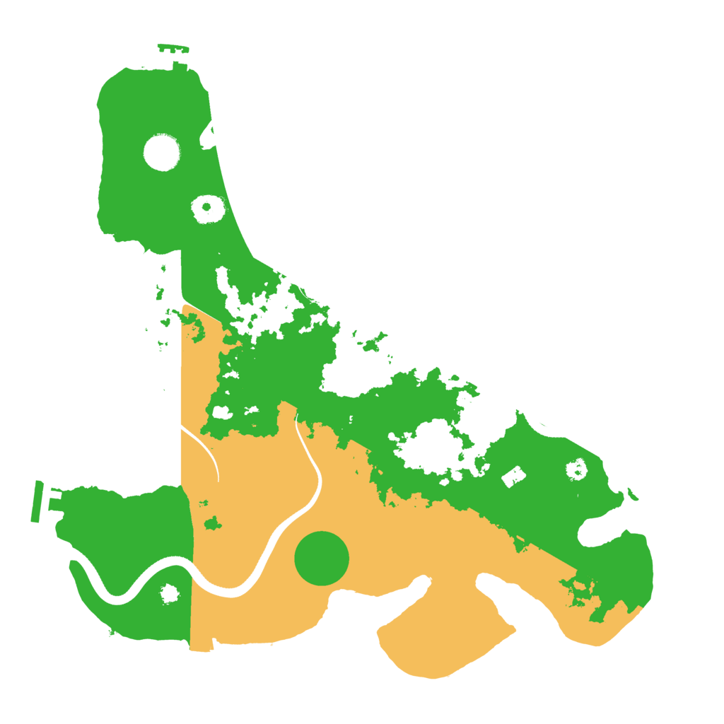 Biome Rust Map: Procedural Map, Size: 3500, Seed: 1966445537