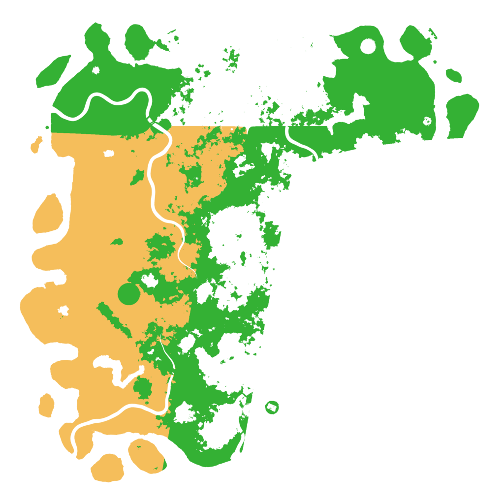 Biome Rust Map: Procedural Map, Size: 6000, Seed: 57146460