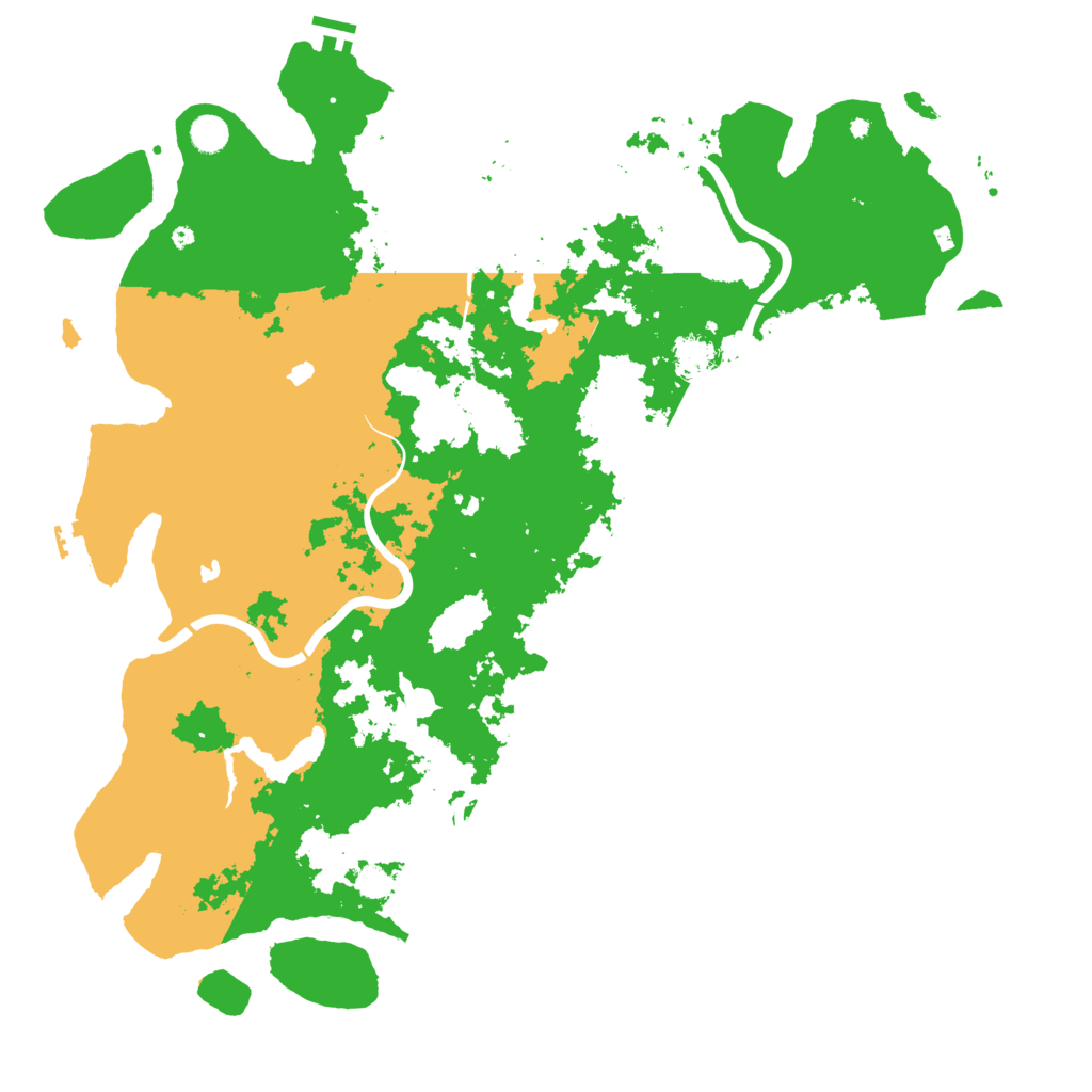 Biome Rust Map: Procedural Map, Size: 5000, Seed: 300106951