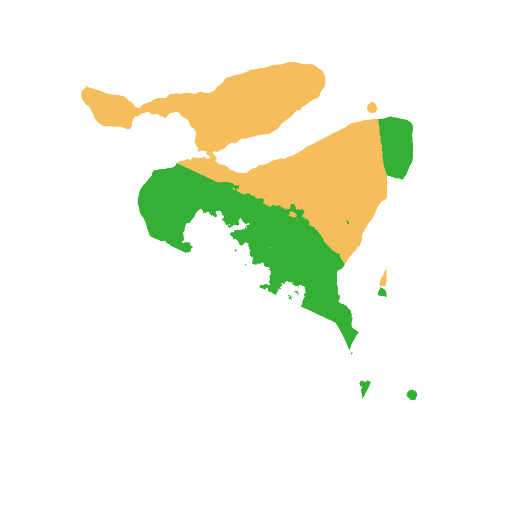 Biome Rust Map: Procedural Map, Size: 2000, Seed: 36423