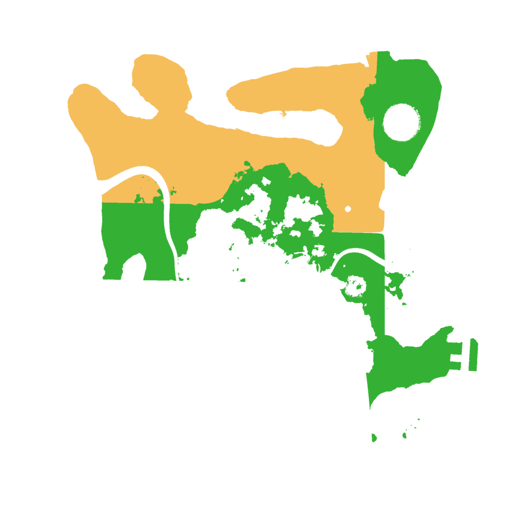 Biome Rust Map: Procedural Map, Size: 2500, Seed: 856024239