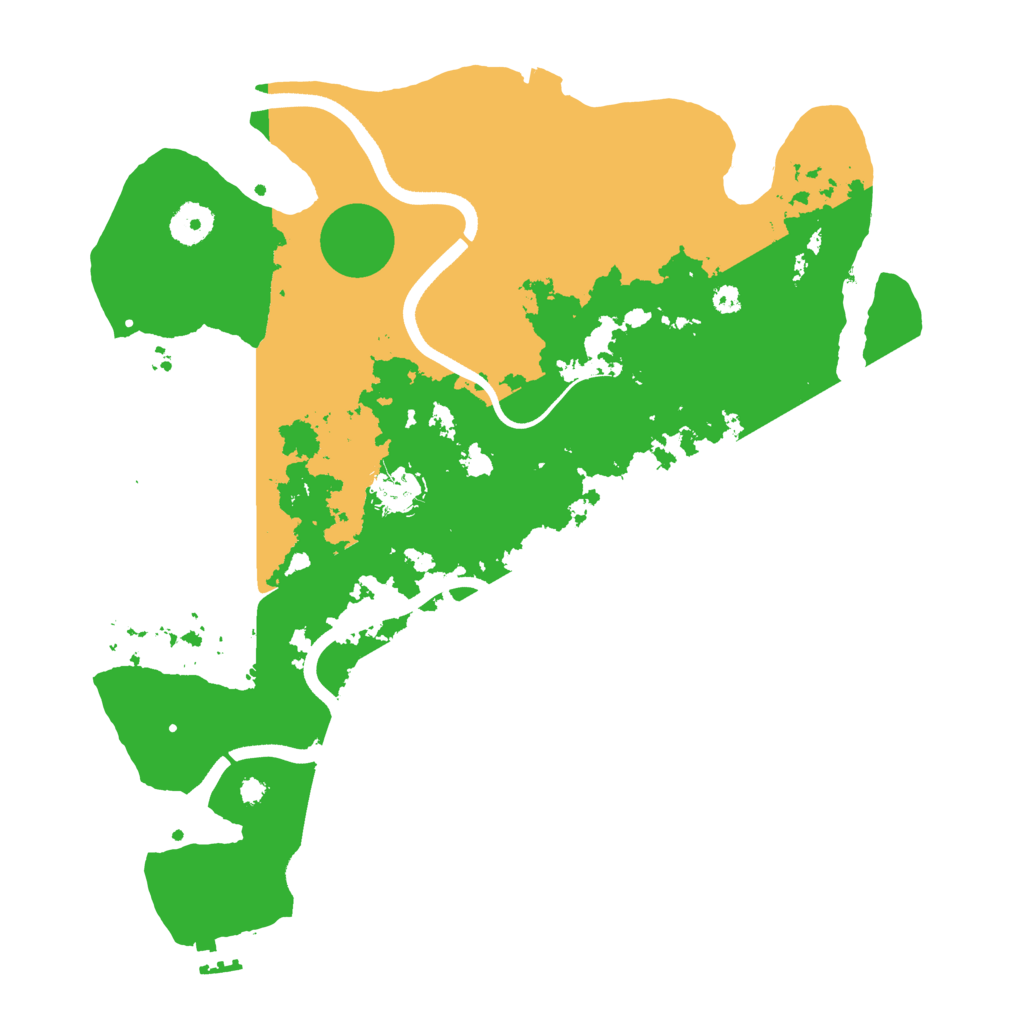Biome Rust Map: Procedural Map, Size: 3650, Seed: 2098629599