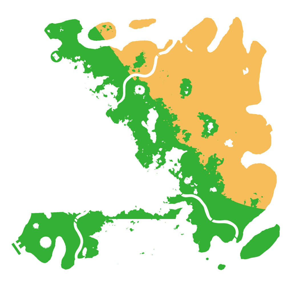 Biome Rust Map: Procedural Map, Size: 4500, Seed: 2016738276