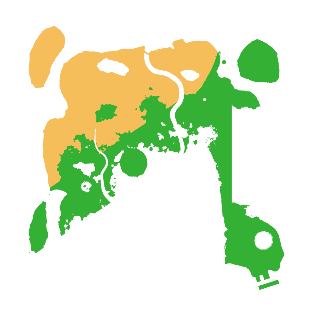 Biome Rust Map: Procedural Map, Size: 3000, Seed: 5938412