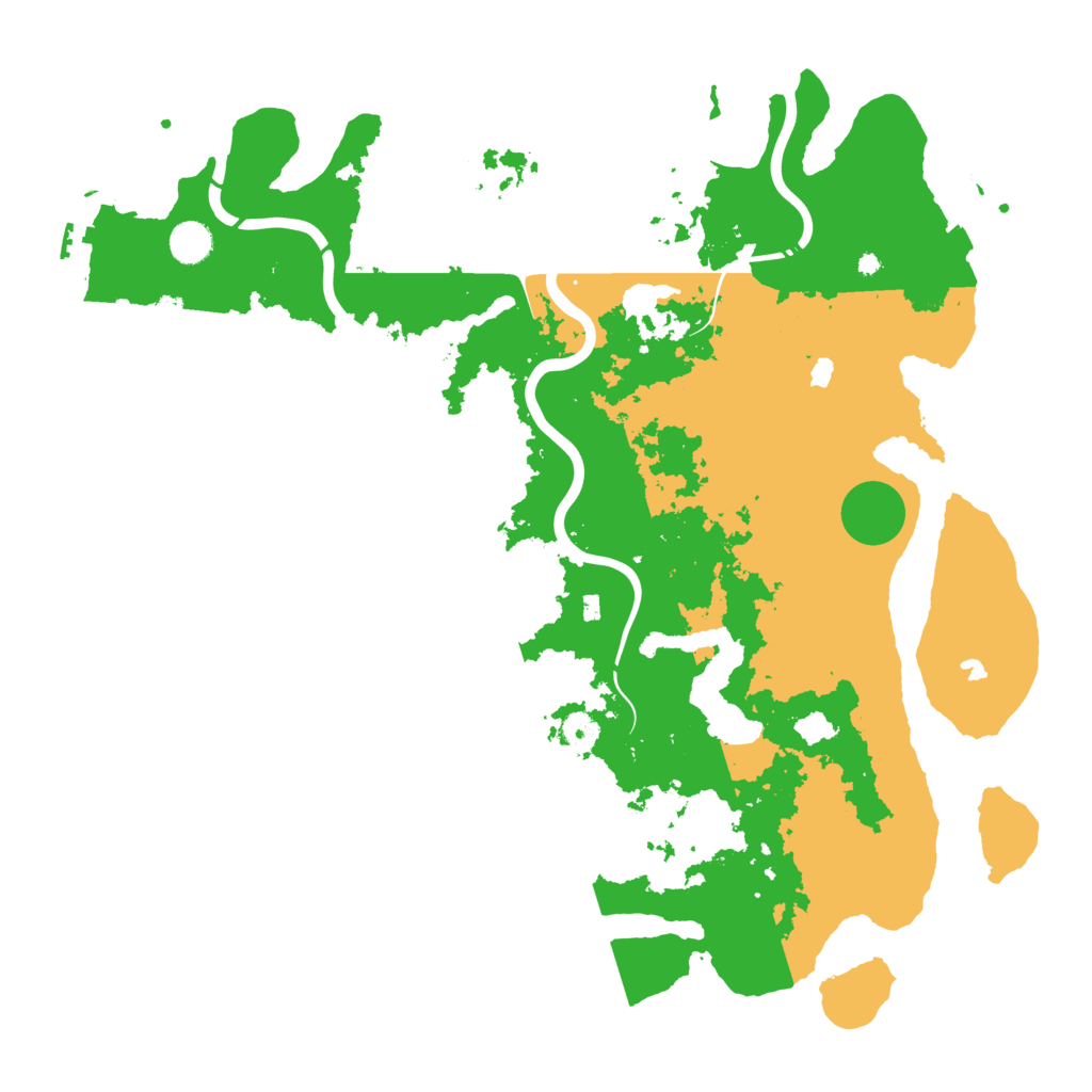 Biome Rust Map: Procedural Map, Size: 4500, Seed: 56450