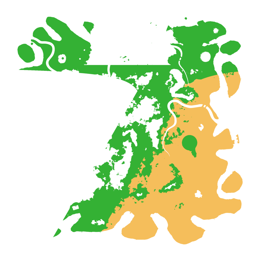 Biome Rust Map: Procedural Map, Size: 4500, Seed: 38129