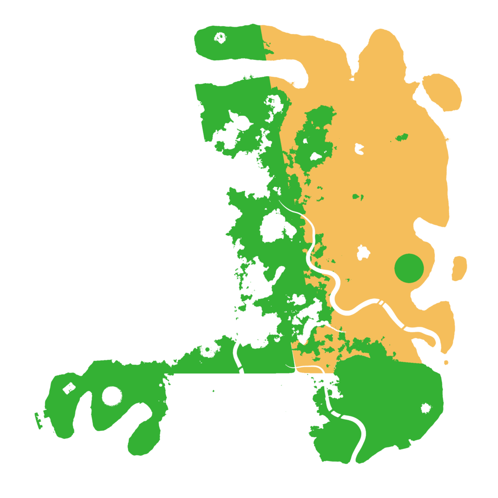 Biome Rust Map: Procedural Map, Size: 4500, Seed: 1525774284