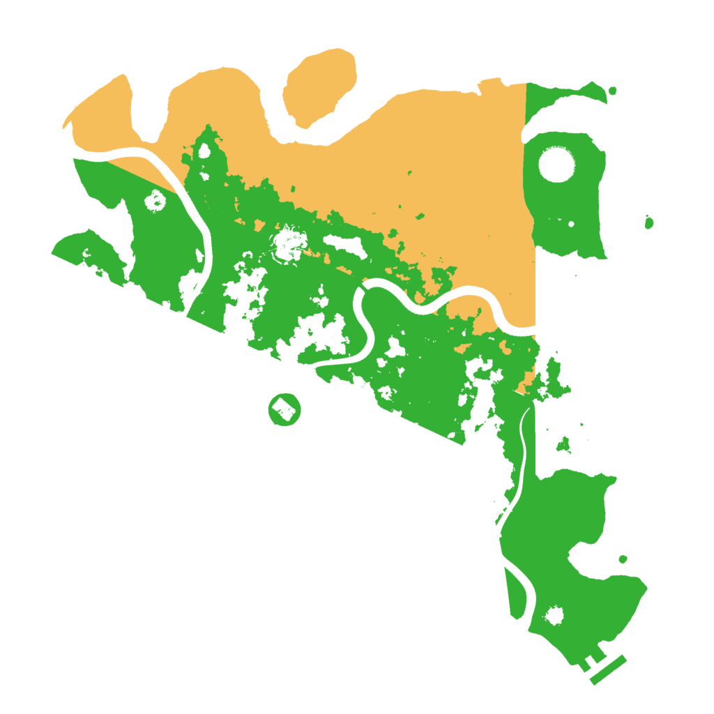 Biome Rust Map: Procedural Map, Size: 3500, Seed: 1941652661