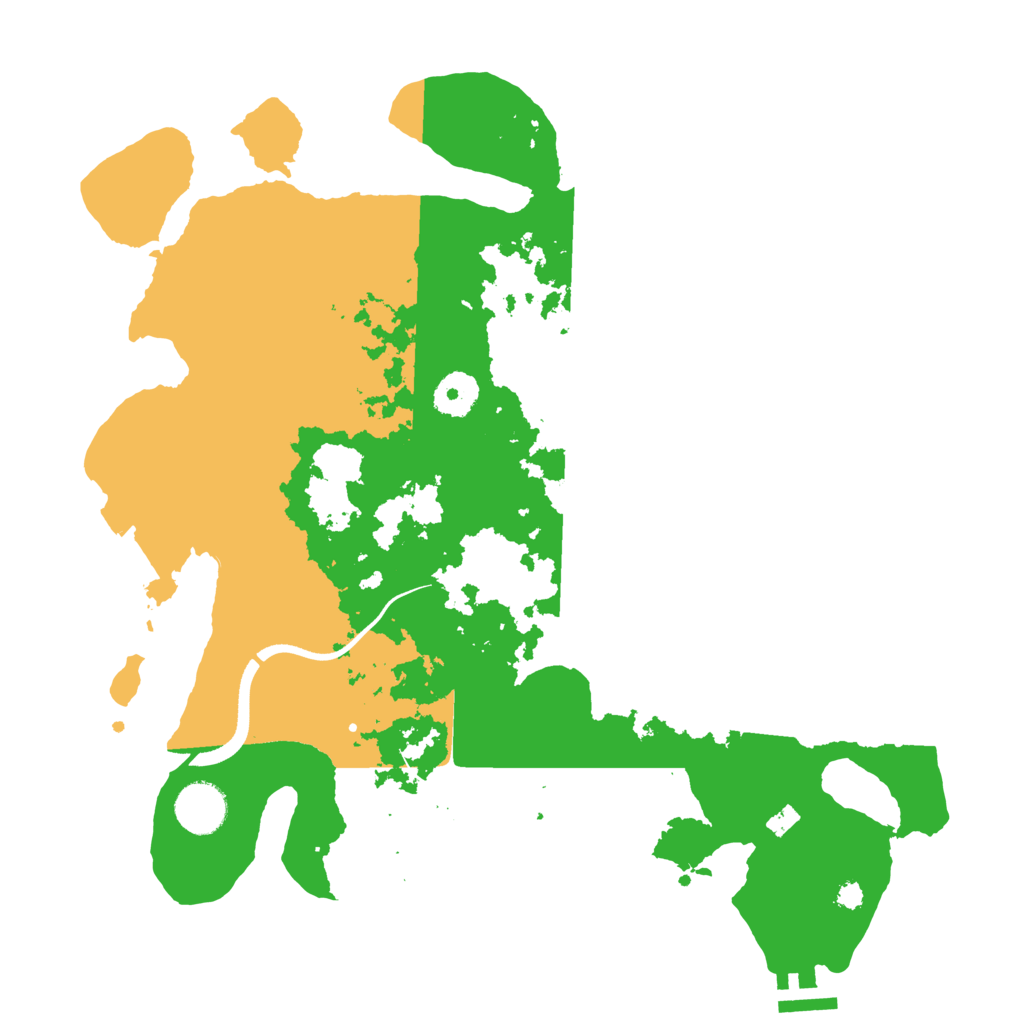 Biome Rust Map: Procedural Map, Size: 3500, Seed: 1580064552