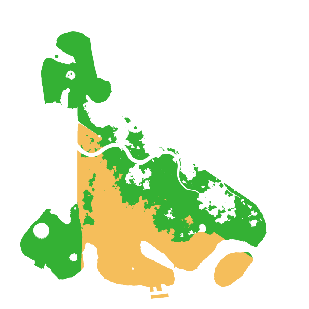 Biome Rust Map: Procedural Map, Size: 3500, Seed: 1673325112