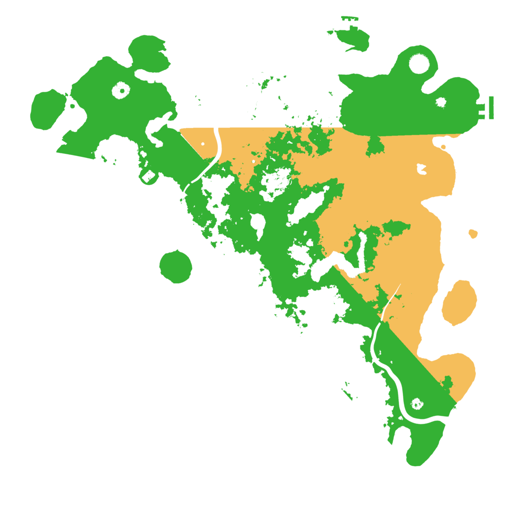 Biome Rust Map: Procedural Map, Size: 4500, Seed: 761713477
