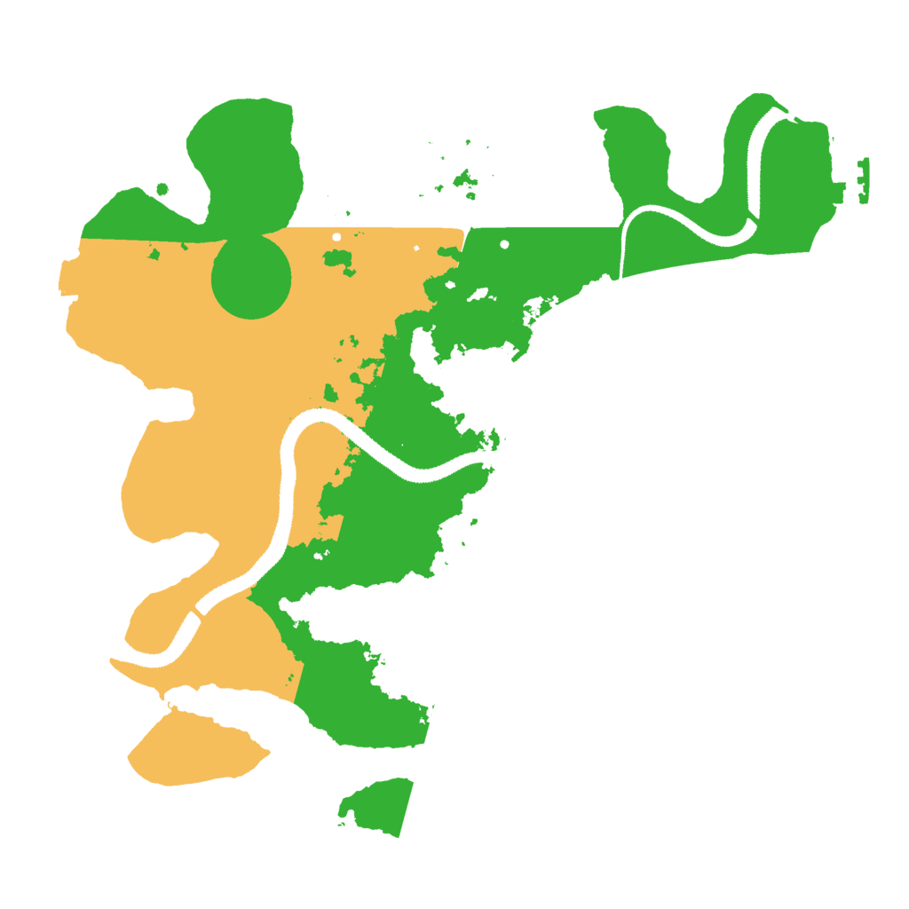 Biome Rust Map: Procedural Map, Size: 3000, Seed: 98056646