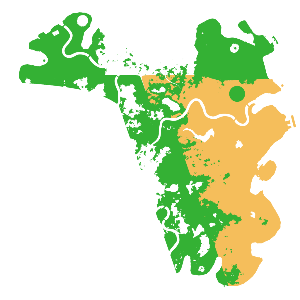 Biome Rust Map: Procedural Map, Size: 5000, Seed: 241199537