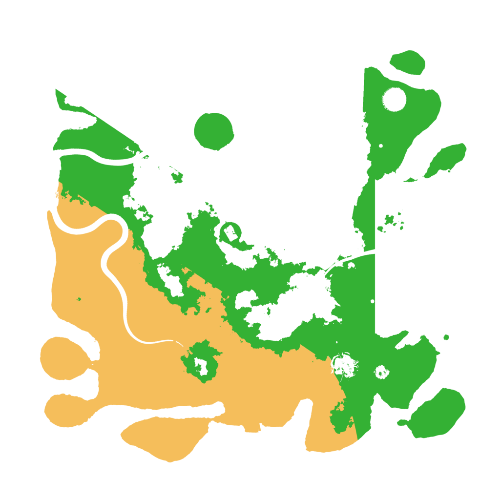 Biome Rust Map: Procedural Map, Size: 3700, Seed: 19919624