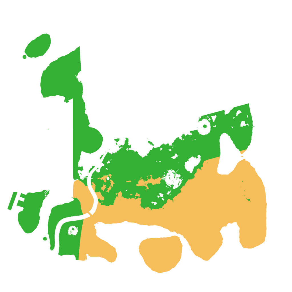 Biome Rust Map: Procedural Map, Size: 3000, Seed: 89105691