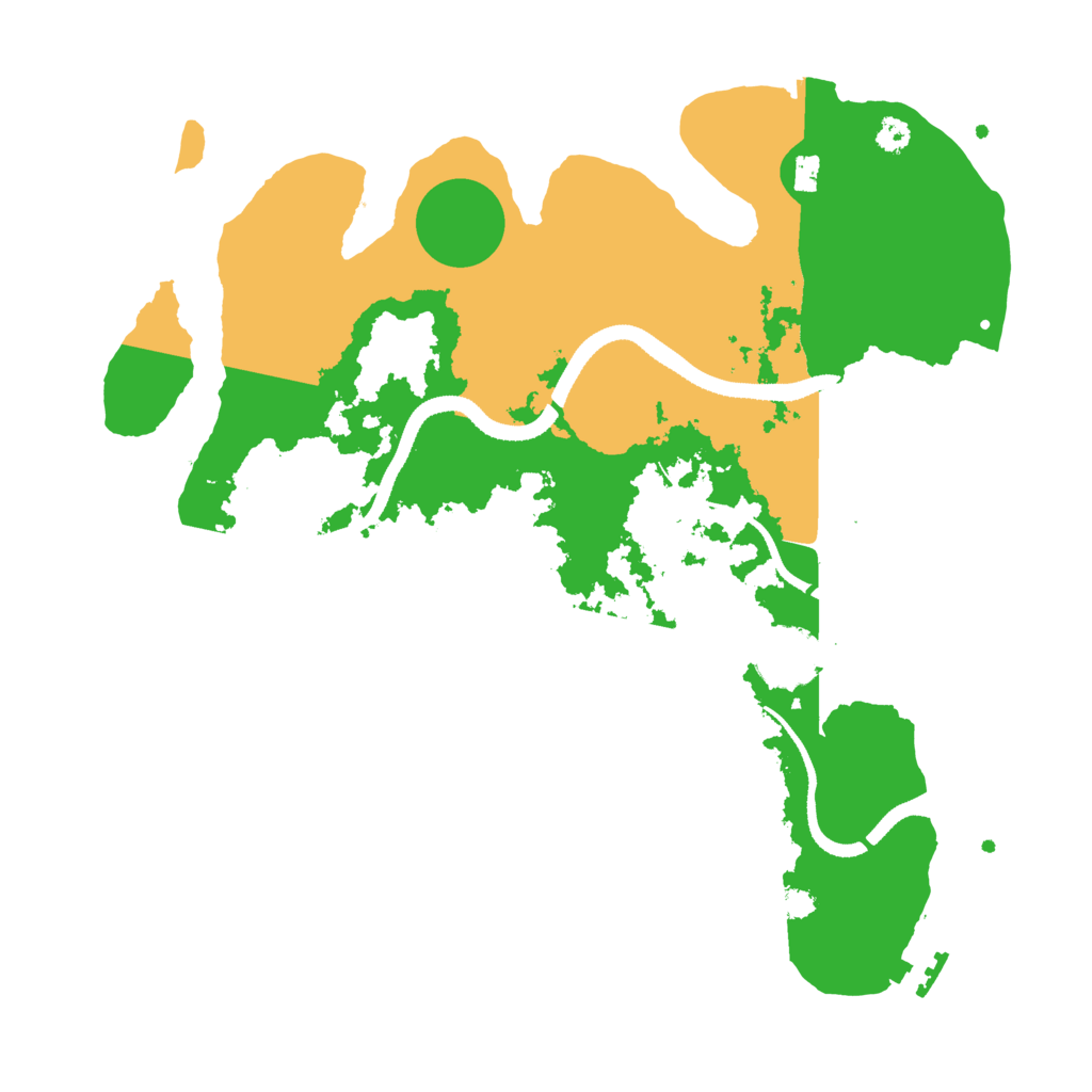 Biome Rust Map: Procedural Map, Size: 3250, Seed: 74341