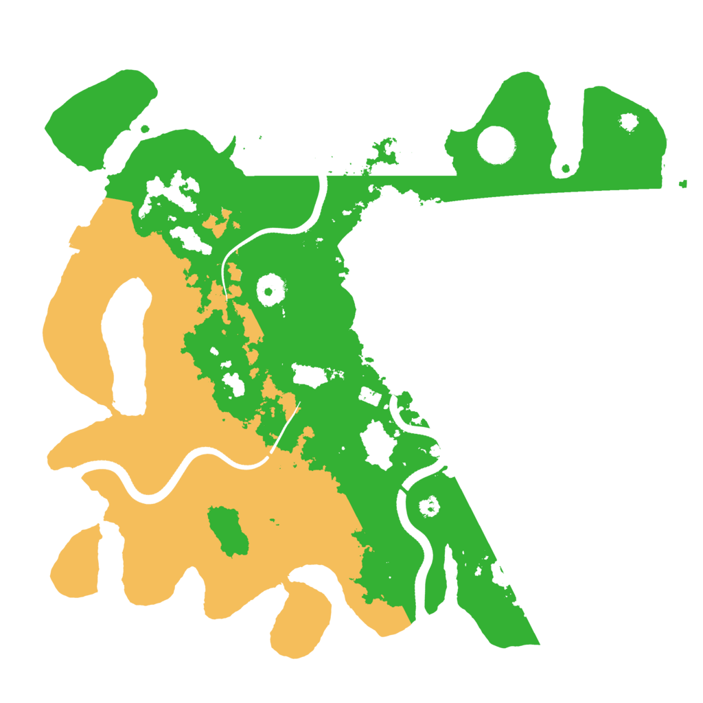 Biome Rust Map: Procedural Map, Size: 3500, Seed: 349239272