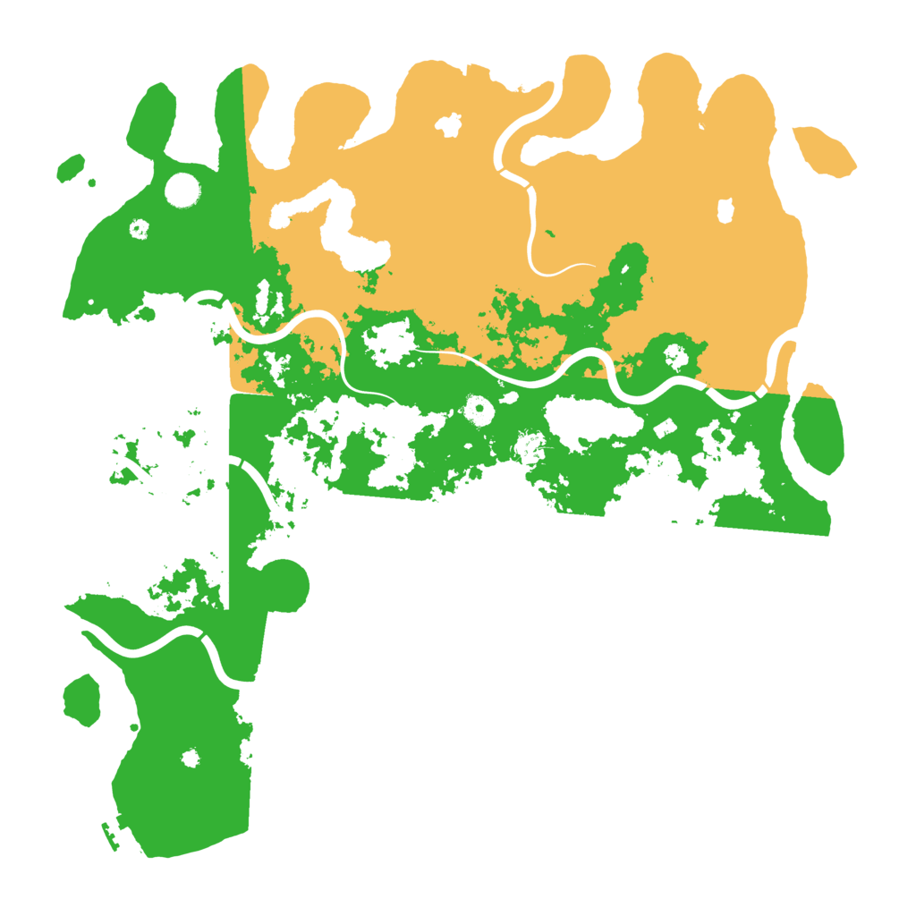 Biome Rust Map: Procedural Map, Size: 4600, Seed: 50328