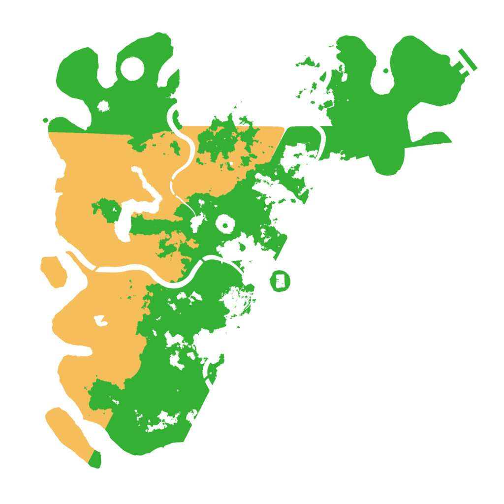 Biome Rust Map: Procedural Map, Size: 4000, Seed: 86931416