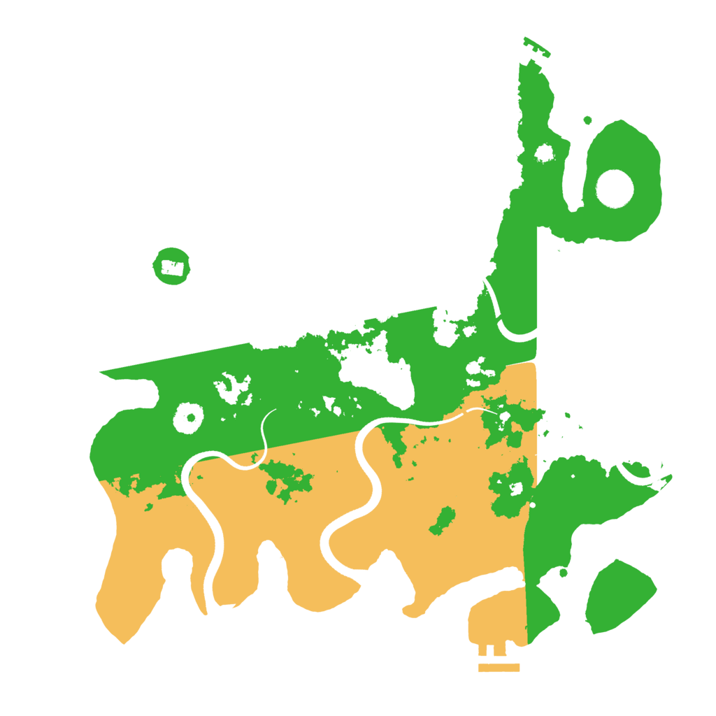 Biome Rust Map: Procedural Map, Size: 3500, Seed: 1431309101