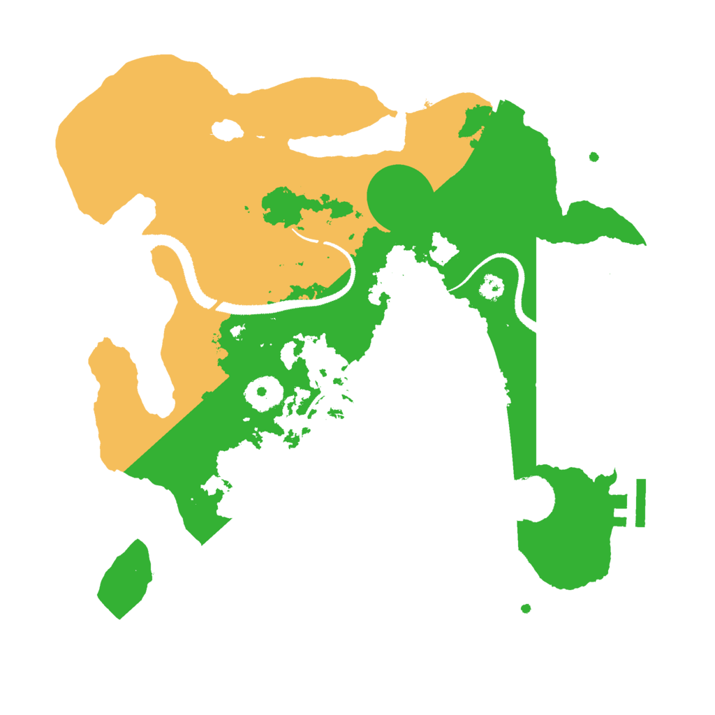 Biome Rust Map: Procedural Map, Size: 3000, Seed: 51472026