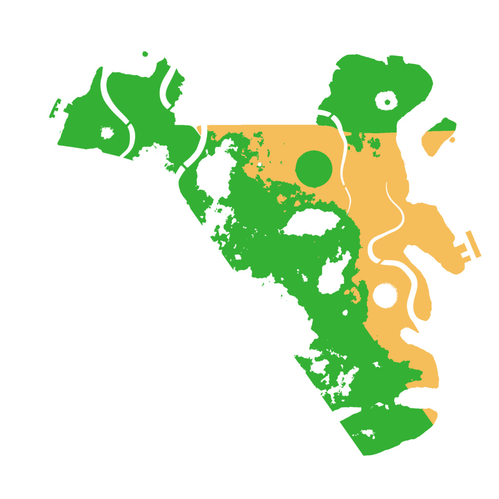 Biome Rust Map: Procedural Map, Size: 3600, Seed: 563362304