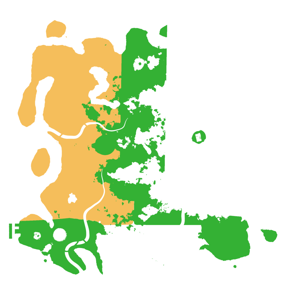 Biome Rust Map: Procedural Map, Size: 4000, Seed: 9166221