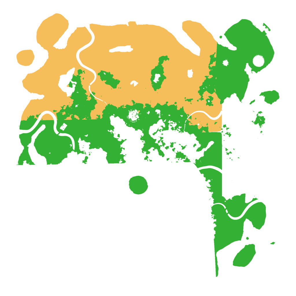 Biome Rust Map: Procedural Map, Size: 4500, Seed: 426491227