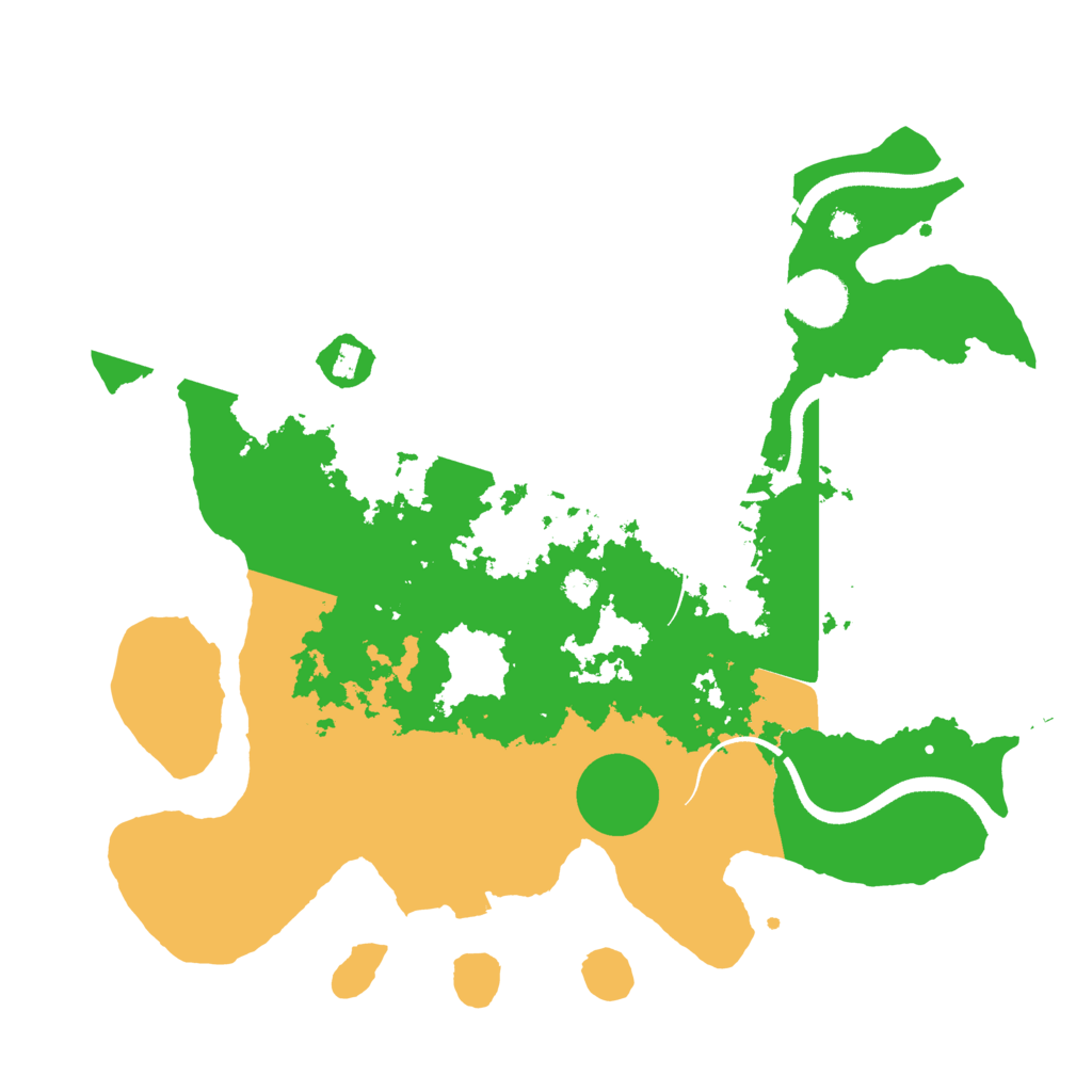 Biome Rust Map: Procedural Map, Size: 3500, Seed: 51339