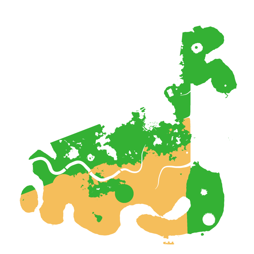 Biome Rust Map: Procedural Map, Size: 3600, Seed: 288167