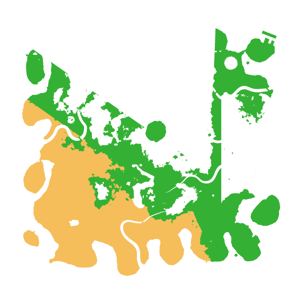 Biome Rust Map: Procedural Map, Size: 4000, Seed: 1236216712