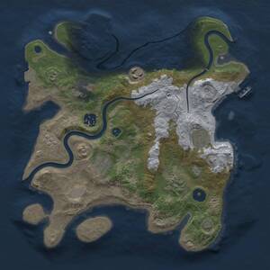 Thumbnail Rust Map: Procedural Map, Size: 3100, Seed: 94577840, 13 Monuments