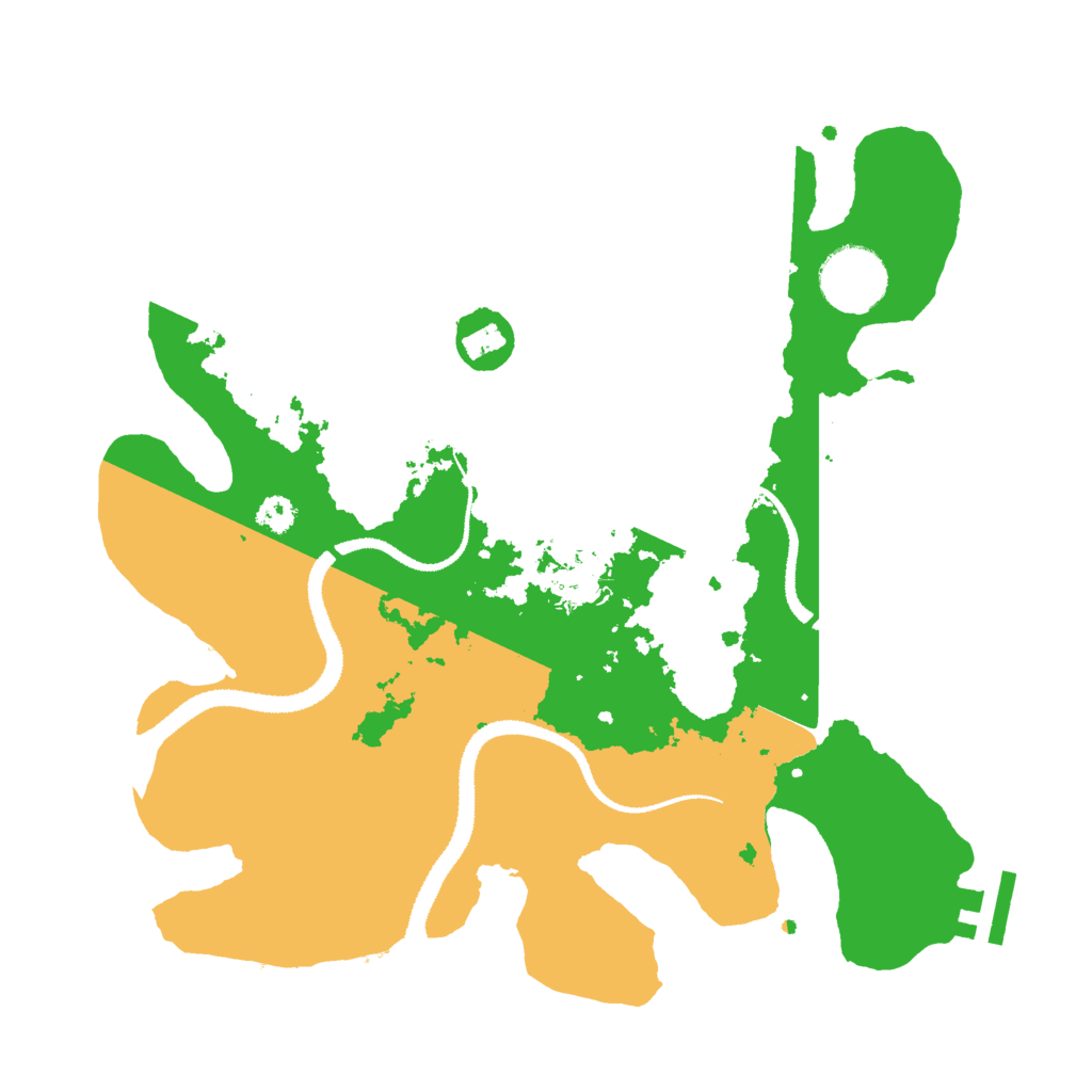 Biome Rust Map: Procedural Map, Size: 3000, Seed: 1927666381